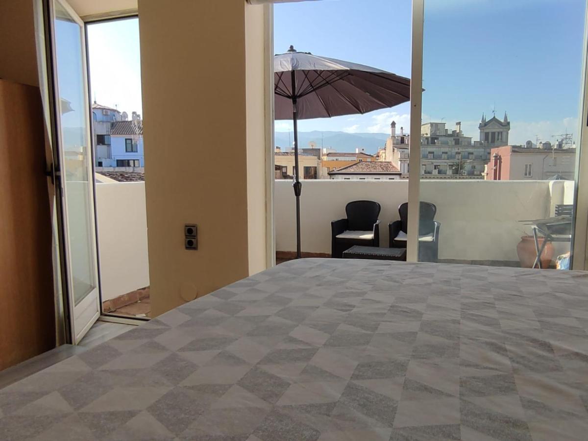 Atico Con Vistas En Granada Centro Apartment Luaran gambar